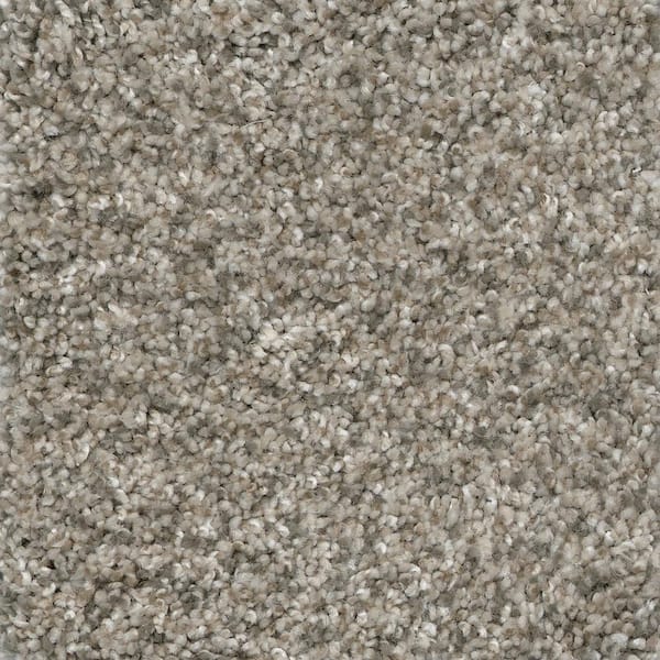 Home Decorators Collection Trendy Threads II - Hip - Beige 60 oz. SD Polyester Texture Installed Carpet