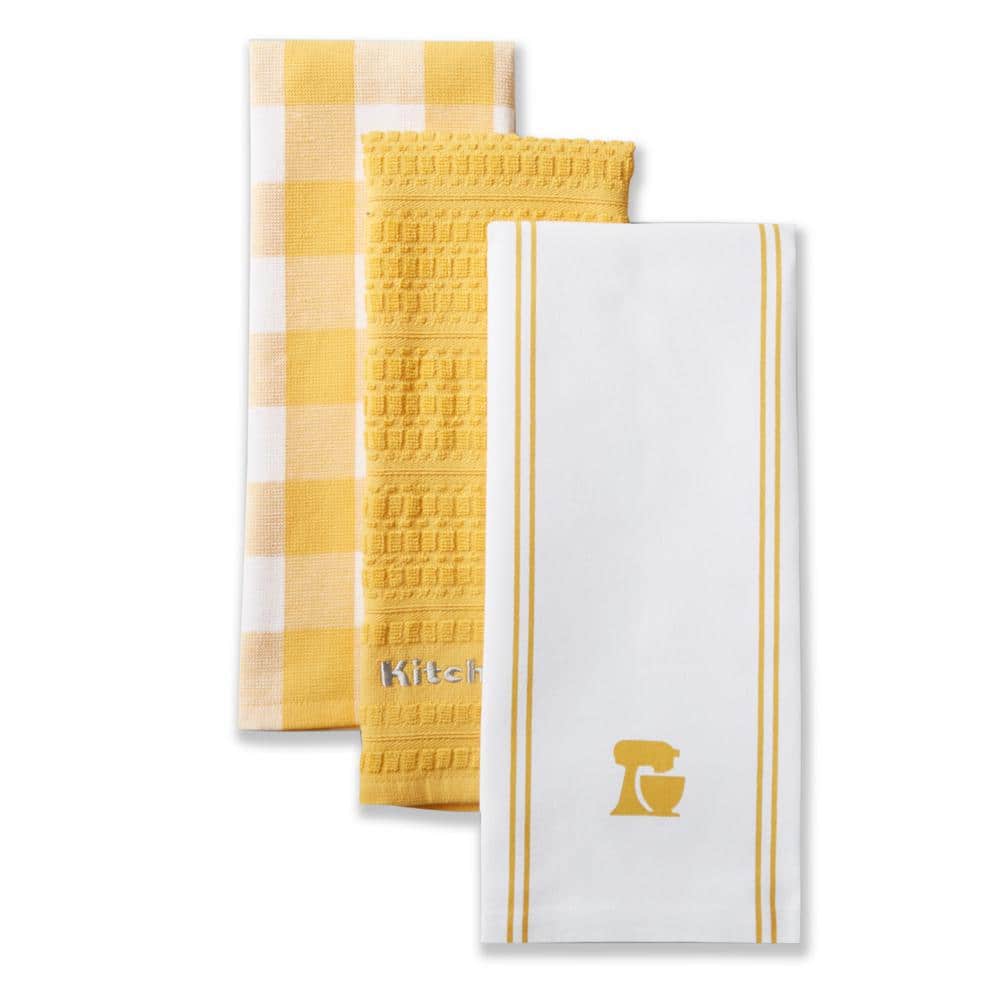 Your store. Kitchen Towel Yellow Stripe - 20 x 30 (3/pk)