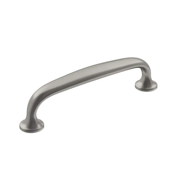 Amerock Renown 3-3/4 in. (96mm) Traditional Satin Nickel Arch Cabinet Pull