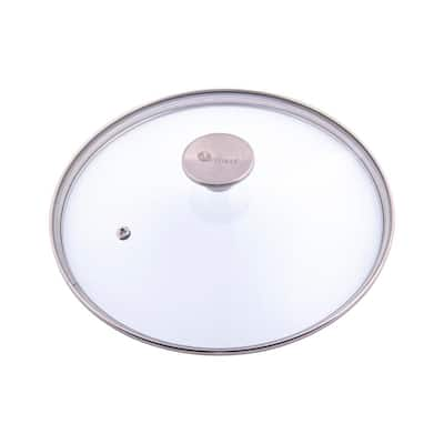 Cabilock Cover Pan Lids Skillet Lid 12 Inch Pan Lid Food Umbrella  Replacement Frying Glass Lid Cookware Lids Pot Lids Metal Steam Lid Outdoor  Grill