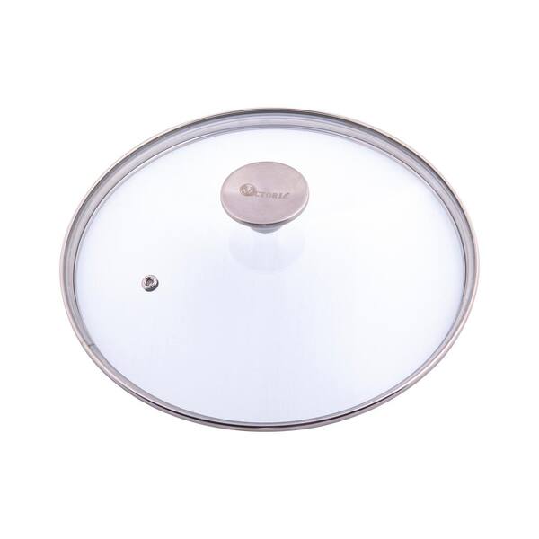 Glass Lid with Stainless Steel Knob