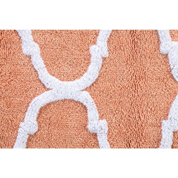  Saffron Fabs Bath Rug 100% Soft Cotton, Size 50x30 Inch, Latex  Spray Non-Skid Backing, Multiple Blue Color Pebble Stone Pattern, Machine  Washable : Everything Else
