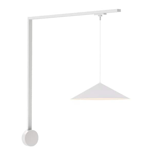 Luiz 1 Light White dimmable 4000K LED Trilo Track Wall Kit