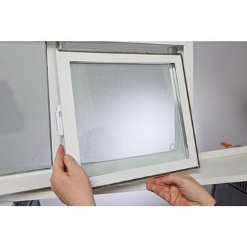 31.75 in. x 15.75 in. Left Hand Single Sliding Vinyl Window with Dual Pane Insulated Glass - White