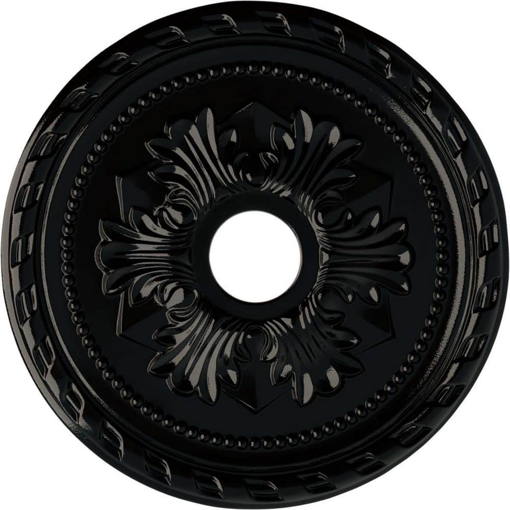 1-5/8 in. x 20-7/8 in. x 20-7/8 in. Polyurethane Palmetto Ceiling Medallion, Black Pearl price history on PriceWatchPro