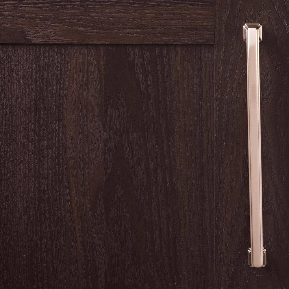 Brushed Nickel Modern Cabinet Handle with Mounting Hardware