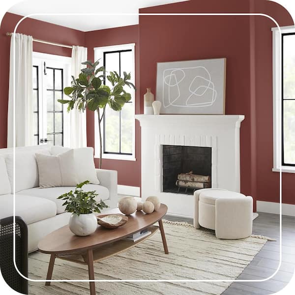レッドペッパー BEHR MARQUEE 1 qt. #PPU2-02 Red Pepper One-Coat Hide Matte