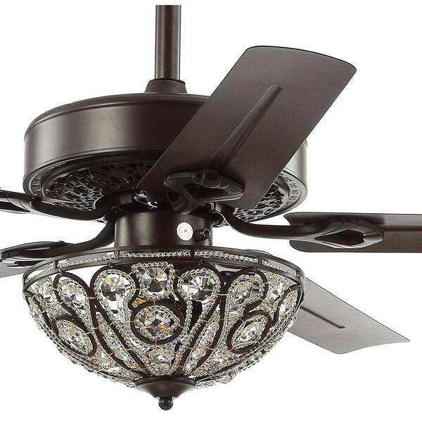 Jonathan Y Ali 48 In Oil Rubbed Bronze 3 Light Wrought Iron Led Ceiling Fan With And Remote Jyl9704a The Home Depot Jonathan Y Ali 48 In Oil Rubbed Bronze, Wrought Iron Ceiling Fan