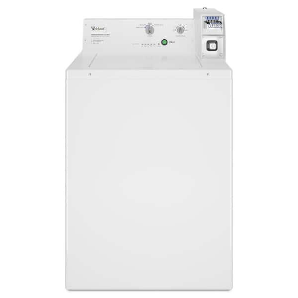 Whirlpool CAE2745FQ Commercial Top Load WASHER Coin Equipped White