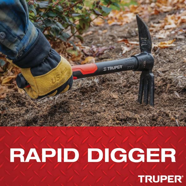 Hand Digger and Cultivator Combo