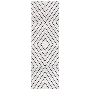 Adirondack Ivory/Gray 3 ft. x 8 ft. Arrow Runner Rug