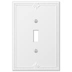 Richmond 1 Gang Toggle Composite Wall Plate - White