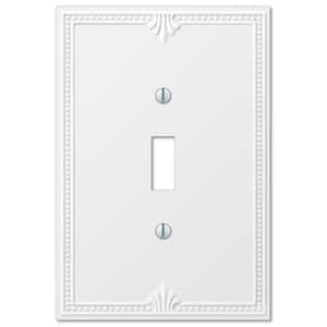 Richmond 1 Gang Toggle Composite Wall Plate - White