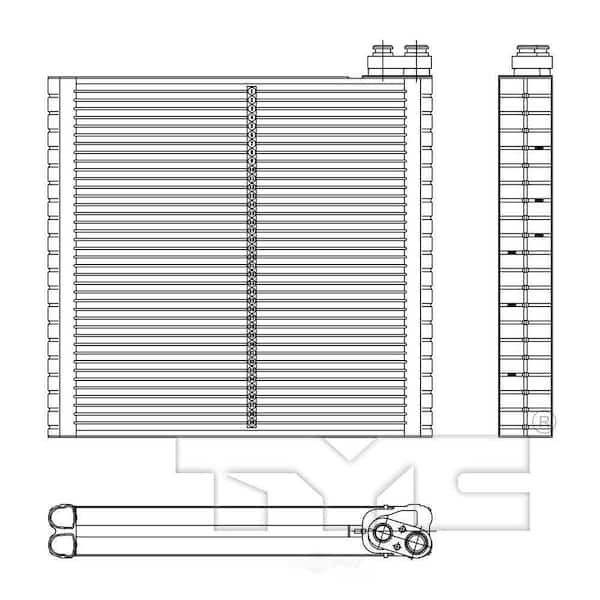 TYC A/C Evaporator Core