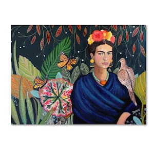 24 in. x 32 in. "Frida" by Sylvie Demers Printed Canvas Wall Art
