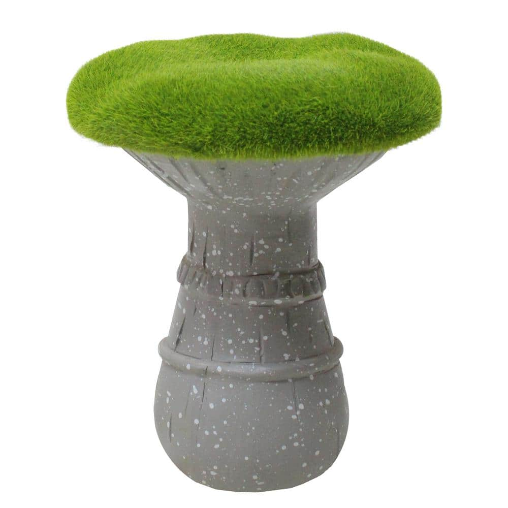 Northlight 6.5 in. Artificial Moss Covered Mushroom Outdoor Garden Statue