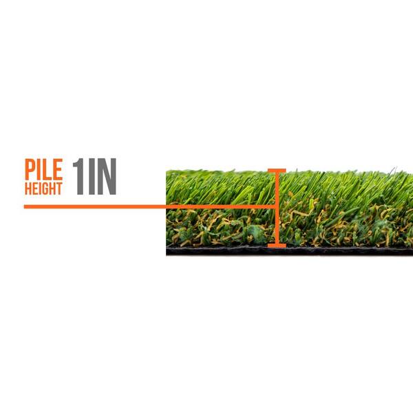 AstroLawn Allure 15 ft. Wide x Cut to Length Meadow Green Artificial Grass