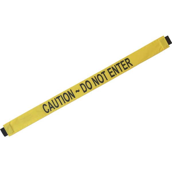 Nylon Caution Do Not Enter Safety Banner with Magnetic Ends. Fit's a Standard 36 in. W Doorway