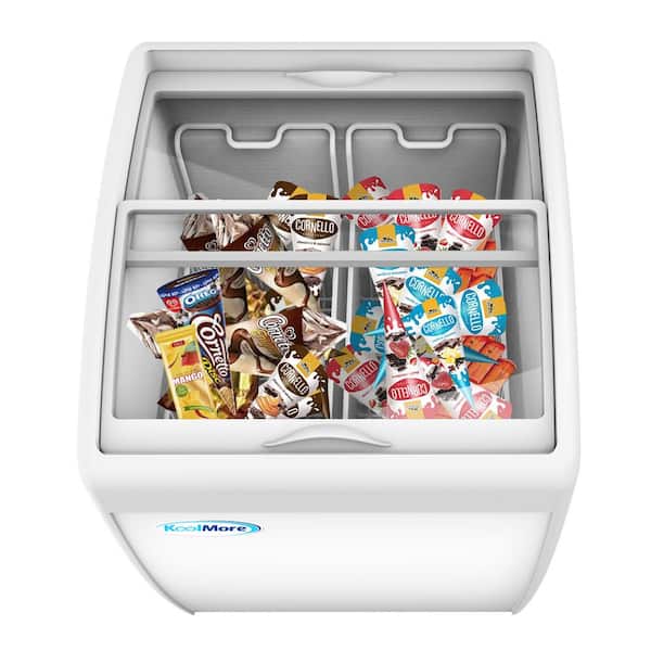 Free Shipping Desktop 6 Pans Gelato Showcase Display Freezer