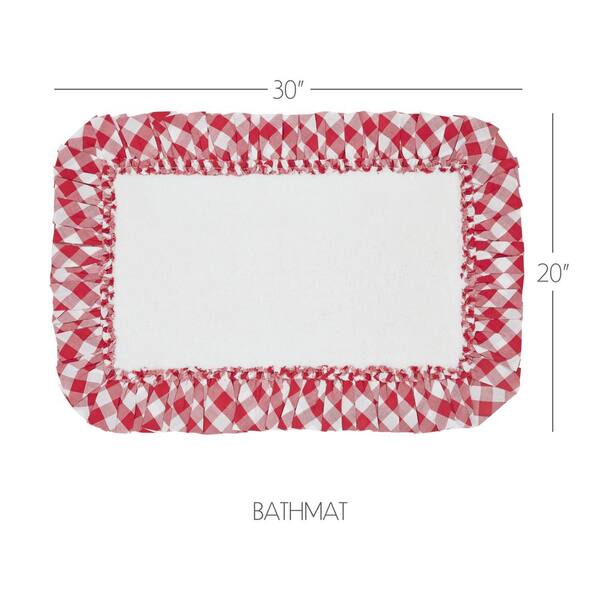 https://images.thdstatic.com/productImages/b7308660-8972-4235-9a2c-c1621812788c/svn/country-red-soft-white-vhc-brands-bathroom-rugs-bath-mats-80264-1f_600.jpg