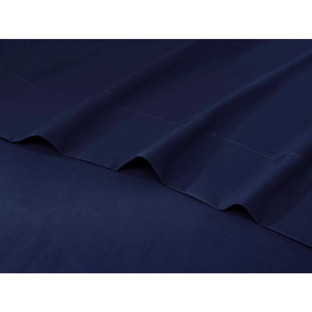 Navy Twin Ultra Soft Microfiber Bedding Sheet Set
