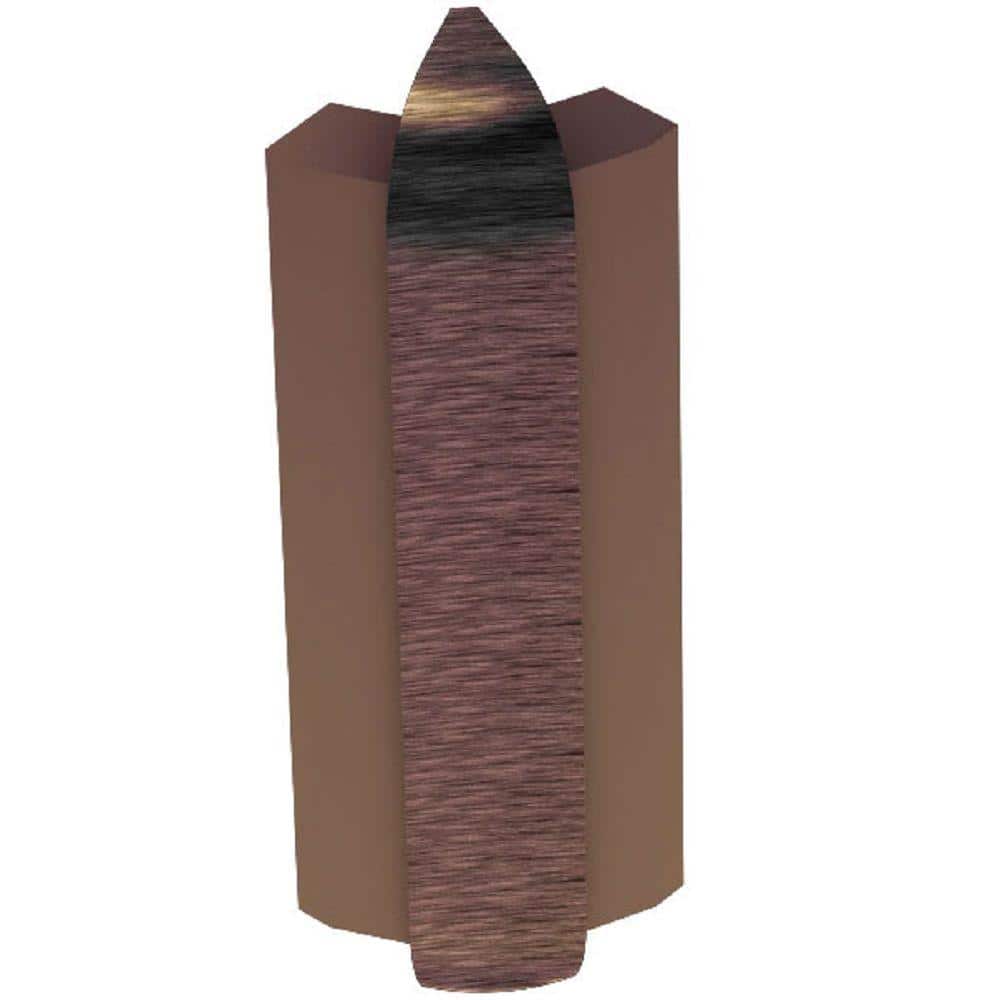 Rondec-Step Brushed Antique Bronze Anodized Aluminum 1/2 in. x 2 in. Metal 135° Outside Corner price history on PriceWatchPro