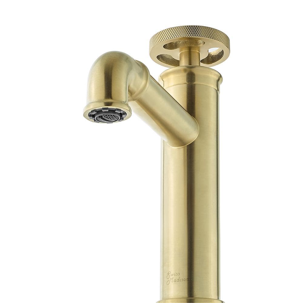 Avallon Brushed Gold Single-Handle Bathroom Faucet