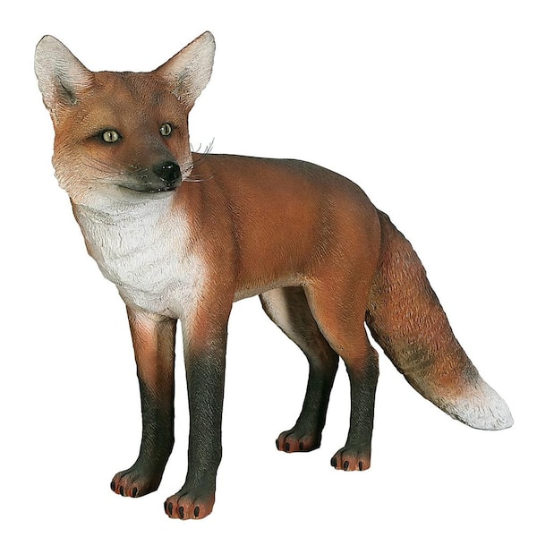 Design Toscano 24 in. H European Red Fox Statue
