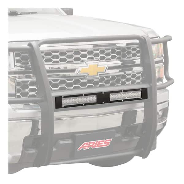 Aries Pro Series 30-Inch Black Steel Light Bar Cover Plate