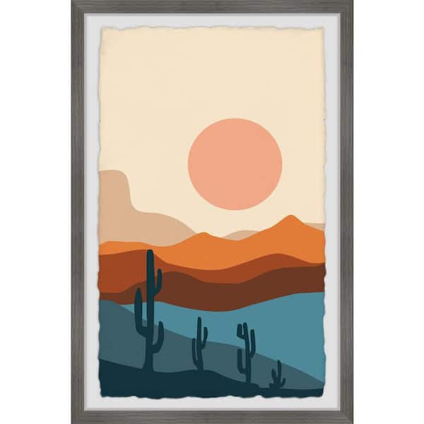 Unbranded "Oasis Valley" by Marmont Hill Framed Nature Art Print 12 in. x 8 in.