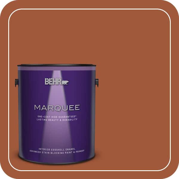 BEHR MARQUEE 1 gal. #S-H-230 Ground Nutmeg Eggshell Enamel Interior Paint & Primer