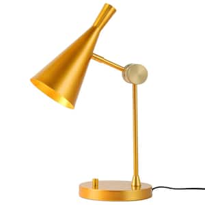16 in. Gold IndoorDesk Lamp