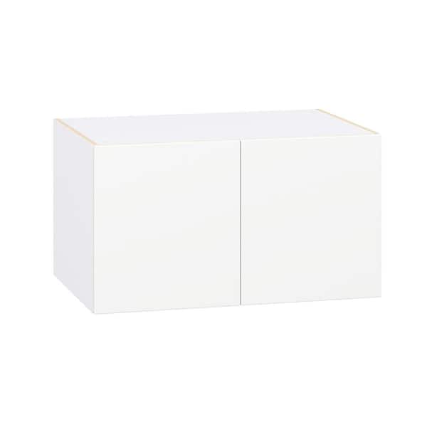Timberline 36 in. W x 24 in. D x 20 in. H Assembled Slab Wall Bridge Kitchen Cabinet in Bright White