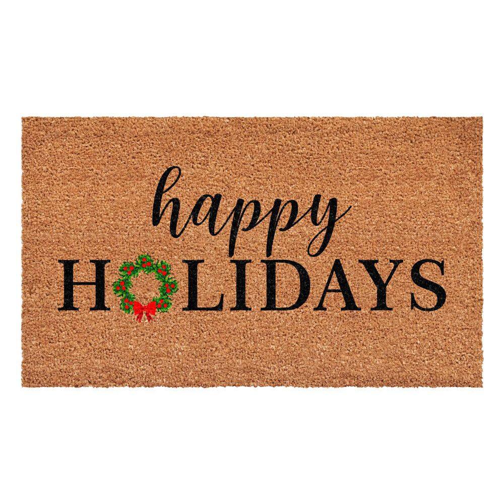 Multi-Colored 36 in. x 24 in. Coir Outdoor Door Mat price history on PriceWatchPro