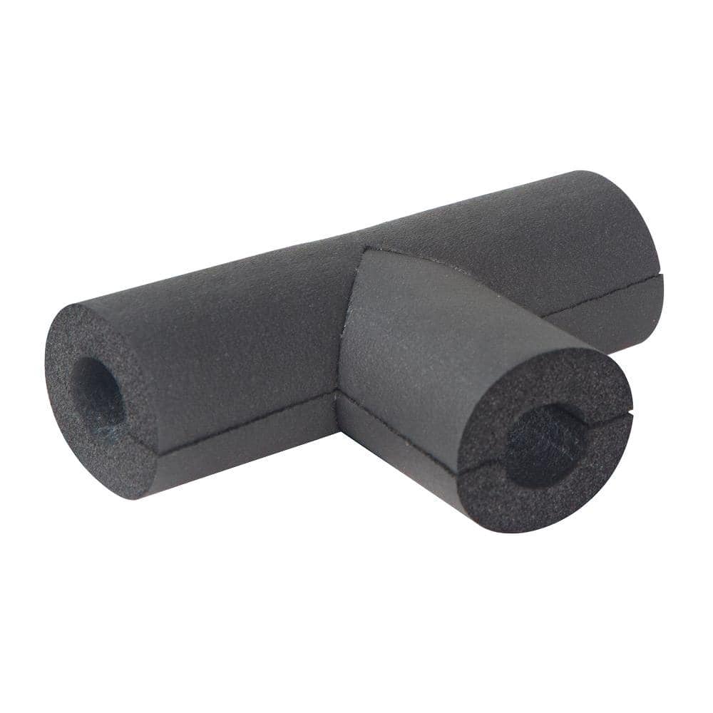 Everbilt 1/2 in. Rubber Pre-Slit Pipe Insulation Tee HPF05812TEE
