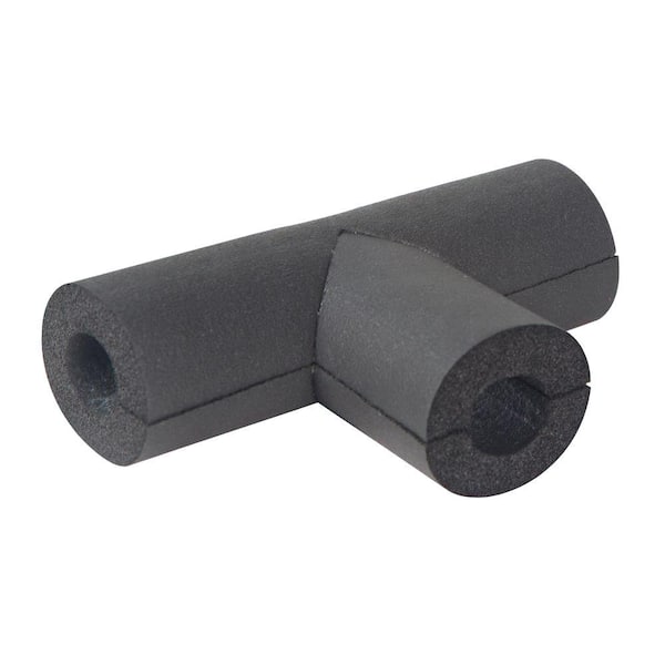 Everbilt 1 in. Rubber Pre-Slit Pipe Insulation Tee HPF11812TEE