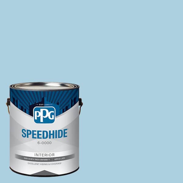 SPEEDHIDE 1 gal. PPG1238-3 Flemish Blue Ultra Flat Interior Paint