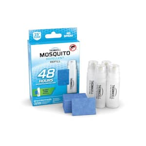 Outdoor Mosquito Repellent Refills 48-Hour and 15 ft. Coverage and Deet Free (4-Count)