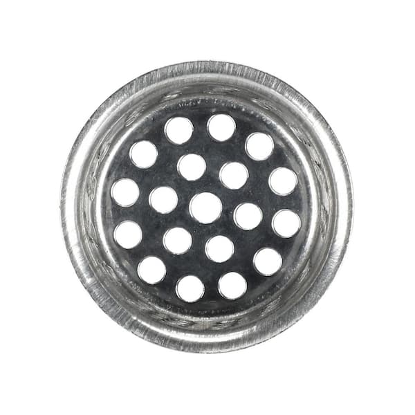DANCO 4-1/2 in. Mobile Home Flat Top Shower Drain Strainer in Chrome 10644  - The Home Depot