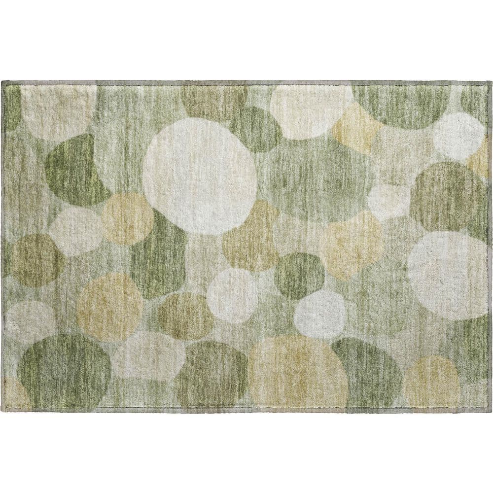 Mayfield Premium Machine Washable Abstract AMF2375 Sage 2 ft. x 3 ft. Accent Rug price history on PriceWatchPro