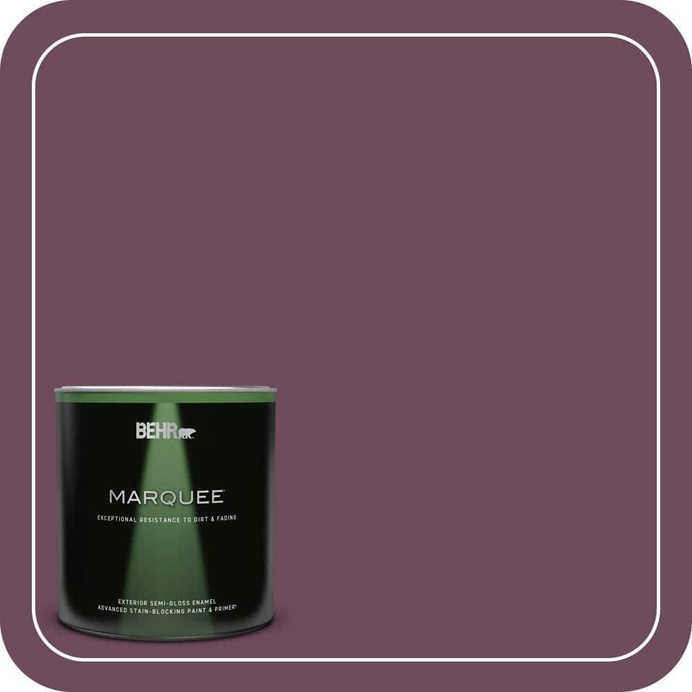1 qt. #PPU1-20 Spiced Plum Semi-Gloss Enamel Exterior Paint & Primer price history on PriceWatchPro