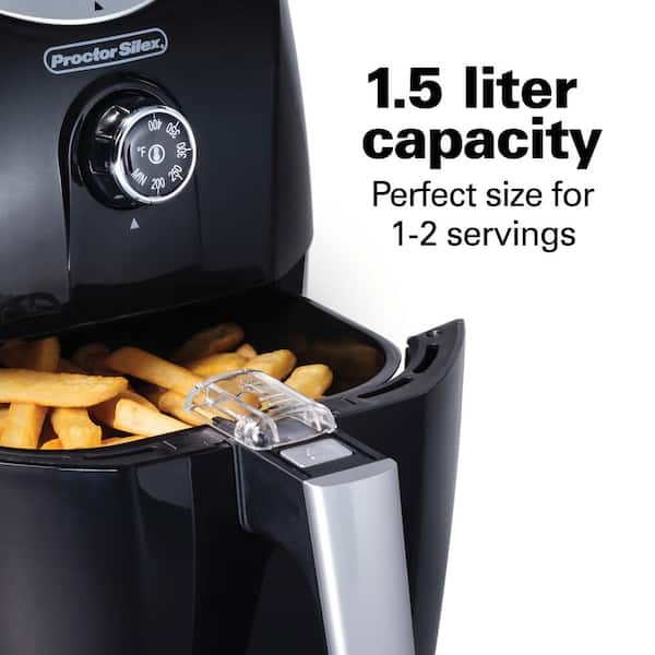 1.58 Qt. Black Air Fryer