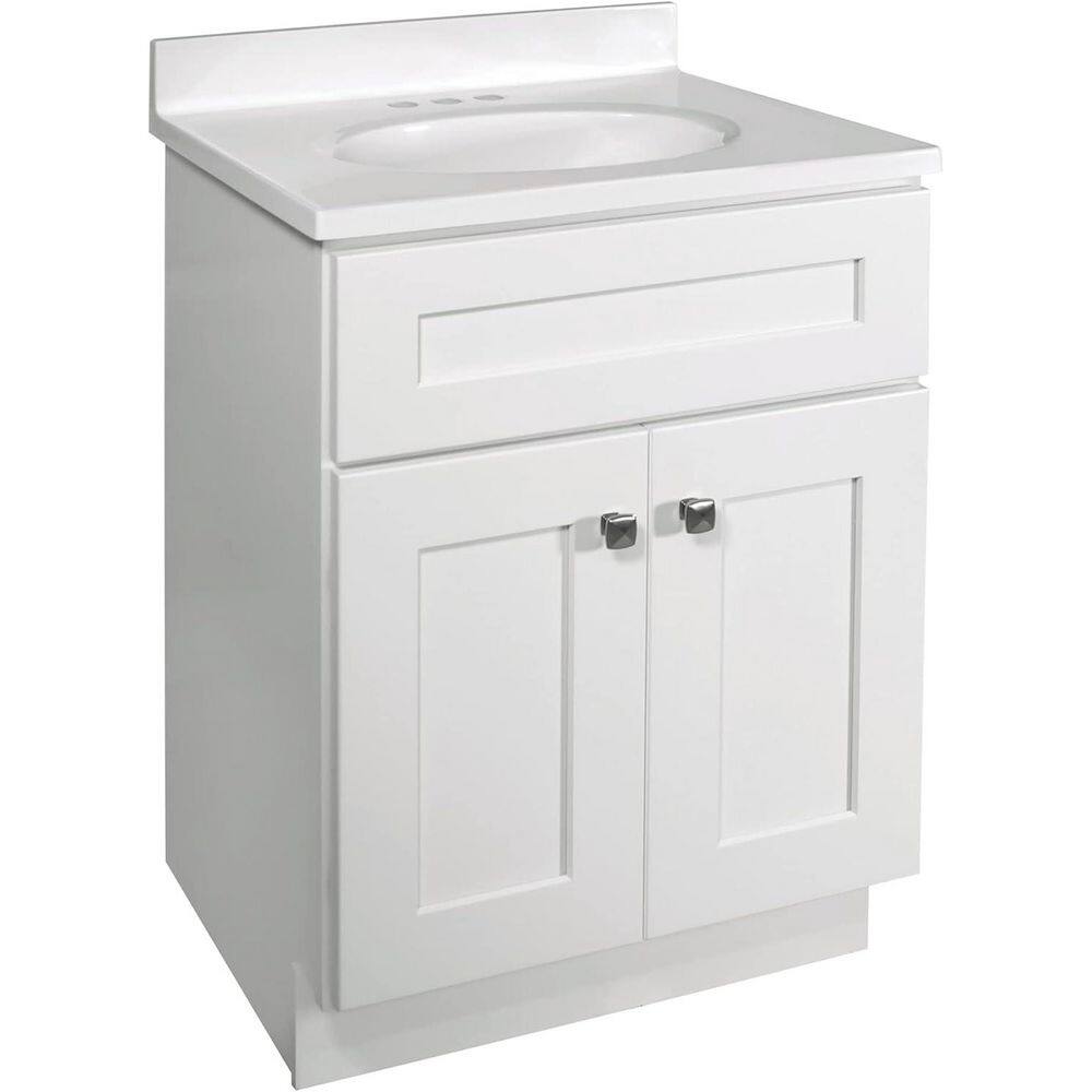 30 in. W x 21.5 in. D x 33.5 in. H Bath Vanity Cabinet without Top Bathroom Vanity Modern Thickened Wood in Matte White price history on PriceWatchPro