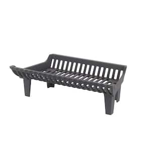 22 in. Cast Iron Heavy-Duty Fireplace Grate with 4 in. Clearance