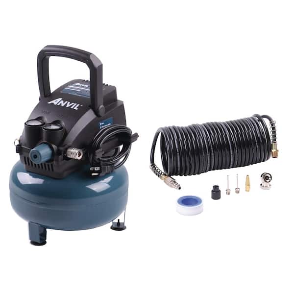 Anvil 2G Pancake Air Compressor with 7-Piece Accessories Kit