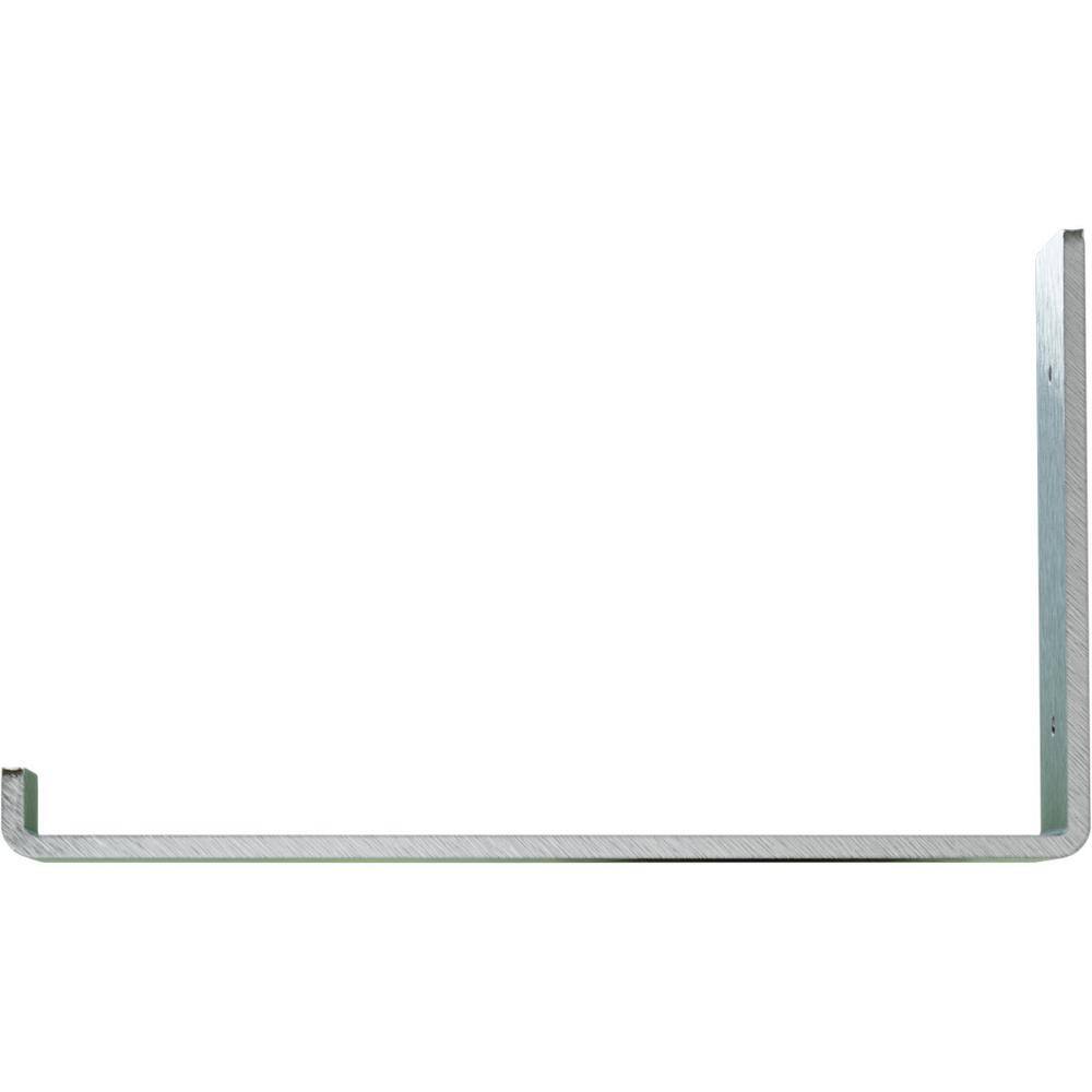 Unfinished Steel 2" x 12" x 7" Hanging Shelf Bracket