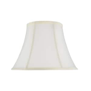 13 in. x 9.5 in. Off White Bell Lamp Shade