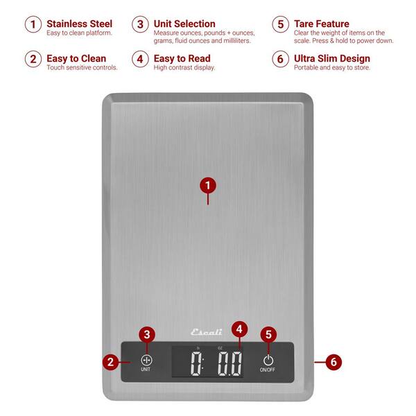  Digital Kitchen/Food Scale Grams and Ounces - Ultra