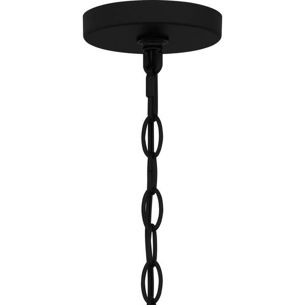 Quoizel Balchier 1-Light Matte Black Outdoor Pendant Light
