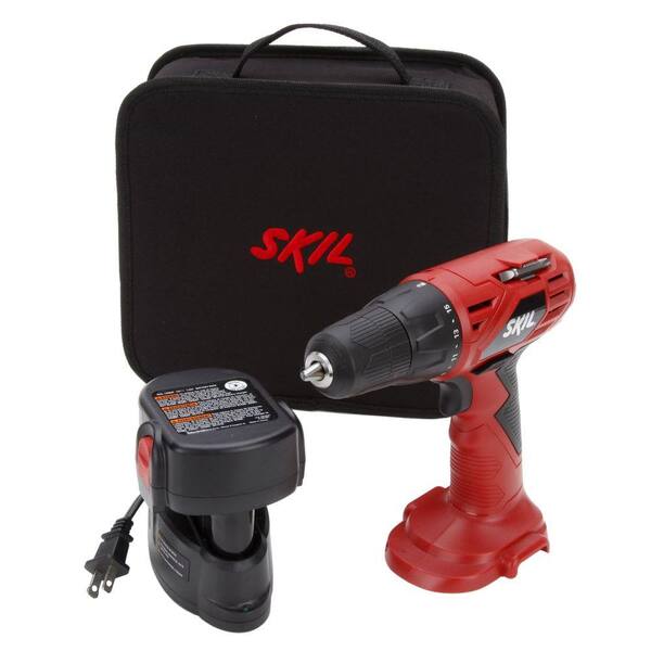 Skil 12-Volt Ni-Cad 3/8 in. Cordless Electric Power Drill/Driver